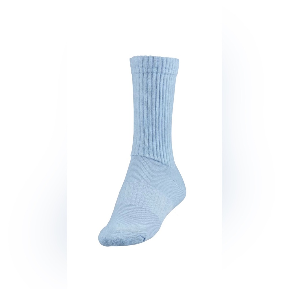 DSG Adult Fashion Crew Socks - 3 Pack Pink, Blue  & Green - Picture 3 of 5